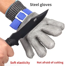 1pcs High Strength Grade 5 Protective Safety Anti Cutting Gloves Kitchen Anti Cutting Gloves Fish Cutting Gloves