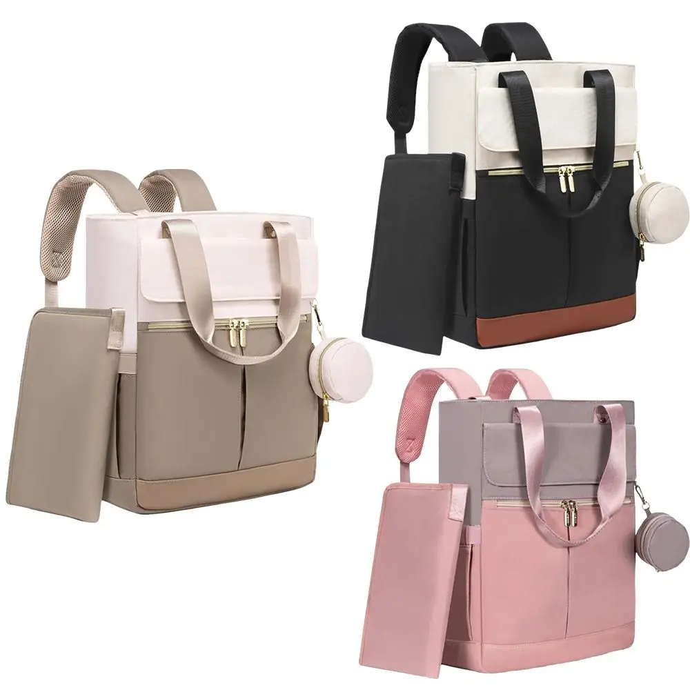 

Прочная сумка для подгузников 3-в-1, водонепроницаемый рюкзак с изолированными карманами, сумка для подгузников, портативная легкая дорожная сумка для женщин