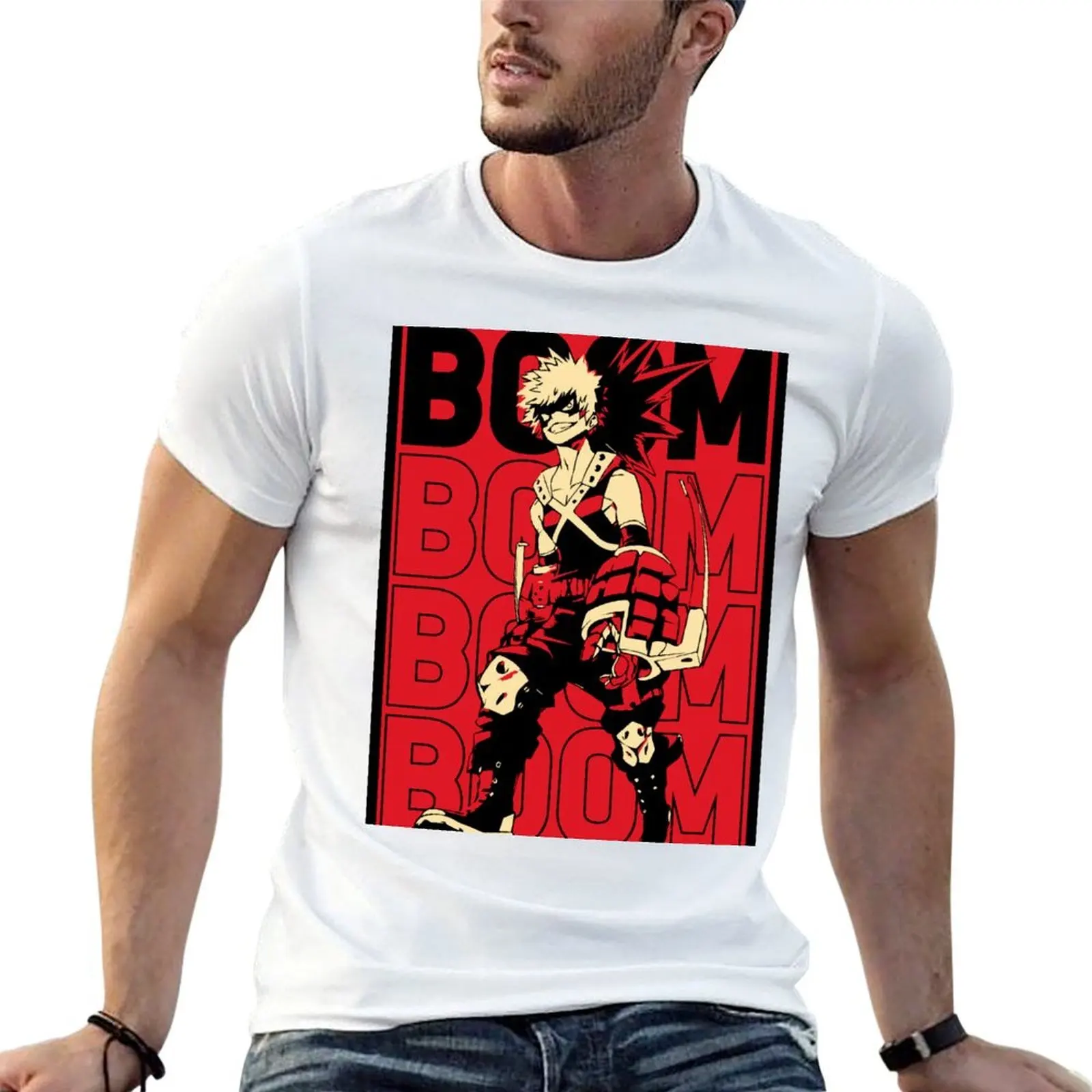 BOOM T-Shirt Aesthetic clothing for a boy cotton t shirt men
