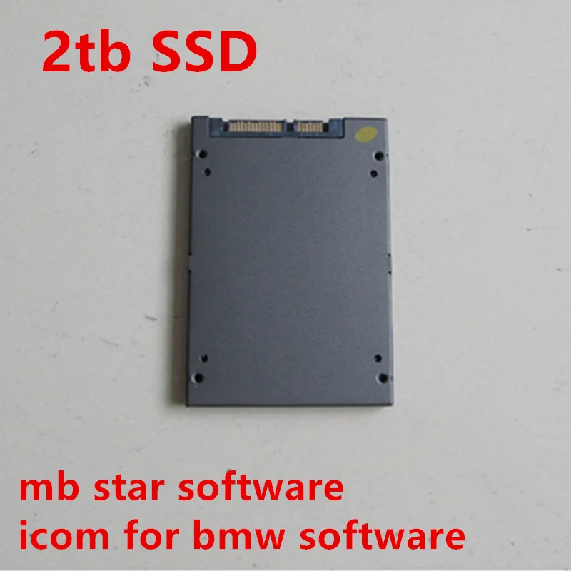 2in1 SSD HDD for Mb Star Diagnostic c5 c4 for Bmw Icom Next Software Hard Disk 2tb Win10