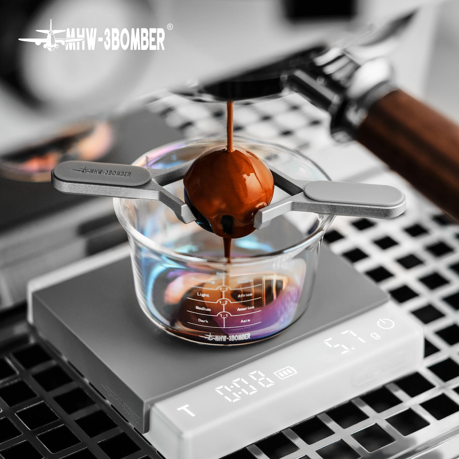 MHW-3BOMBER 2Pcs Espresso Frozen Ball or Pour-over Chilling Ball Stainless Steel Chiller Ball/Ice Sphere Coffee Cooling Tools