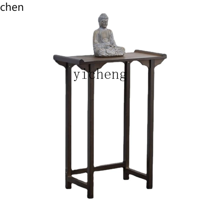 YFY Altar Buddha Shrine Household Economical Chinese Style Incense Burner Table Guanyin God of Wealth Worship Table