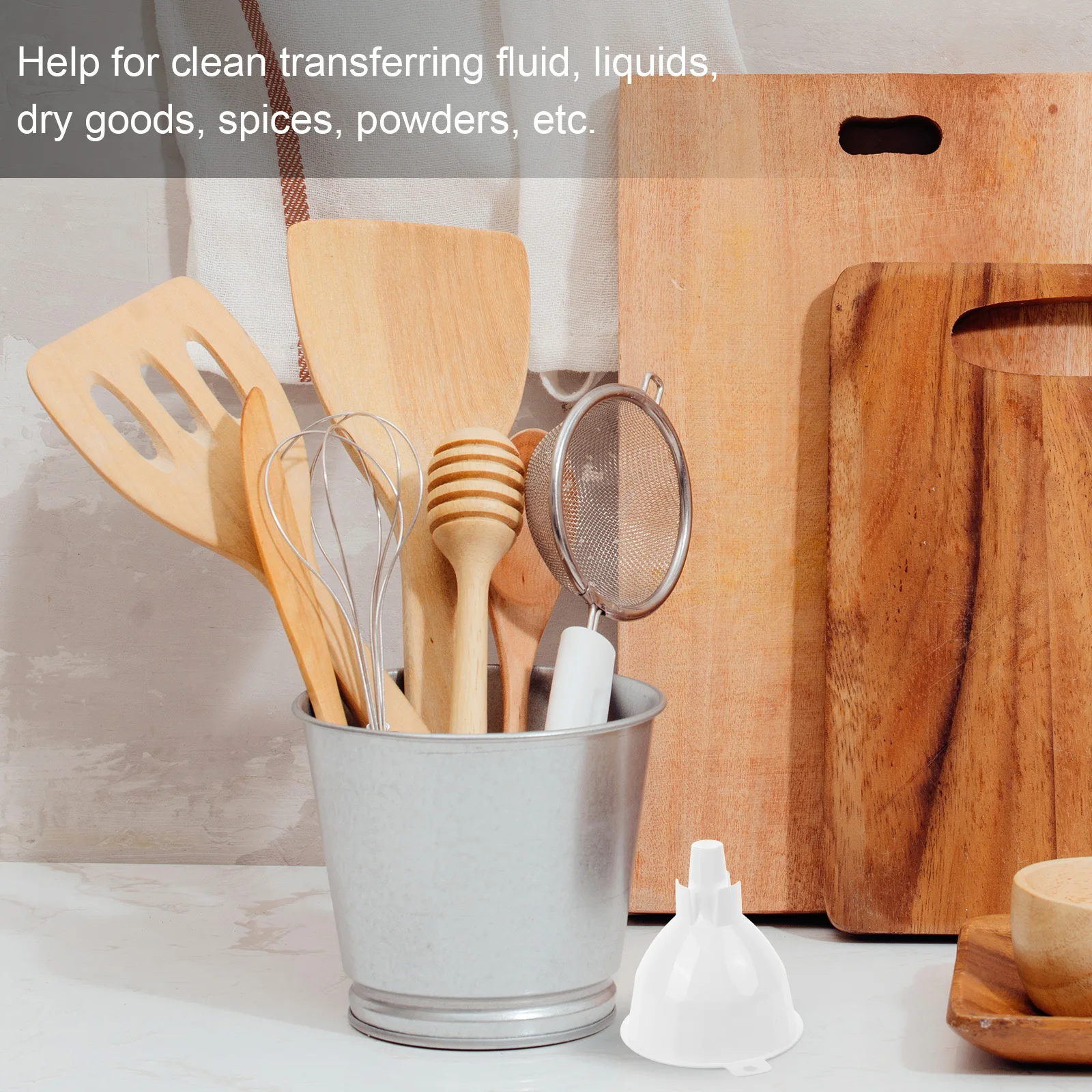 

1 шт. кухонная воронка с широкой горловиной для переноса масла, вина, соуса, порошка для домашнего использования, кухонный гаджет, воронка для ежедневного использования