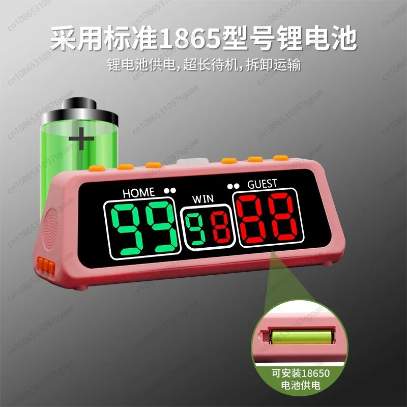 V30 Game Scoreboard with Ball Buttons, for Chess, Volleyball & Cards
