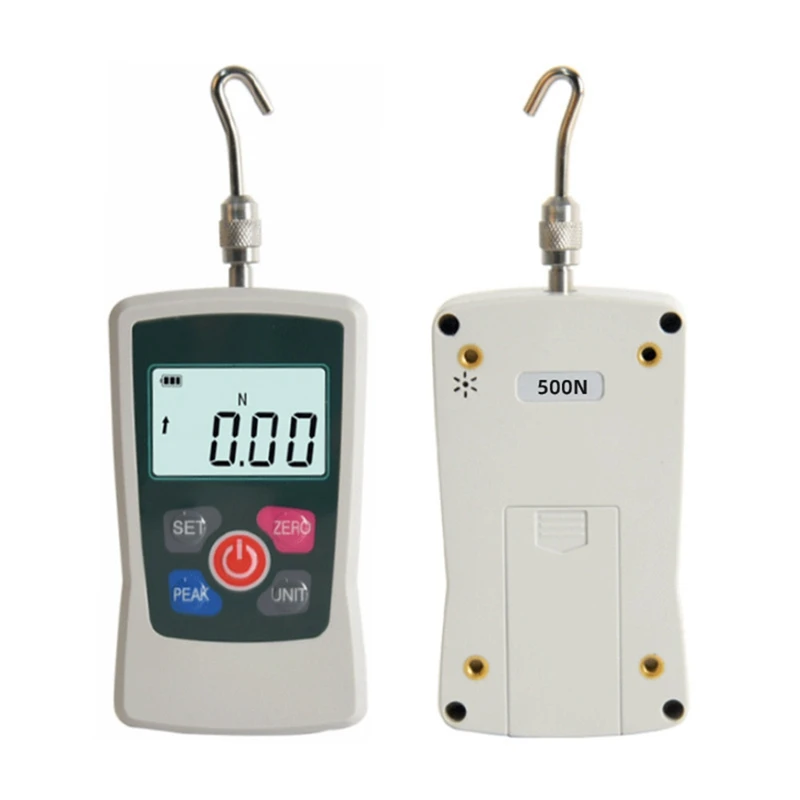 Small Digital Push Pull Force Gauge Portable Dynamometer Gauge ZMF-2-500N Pull Tester Kilogram Pull Tester