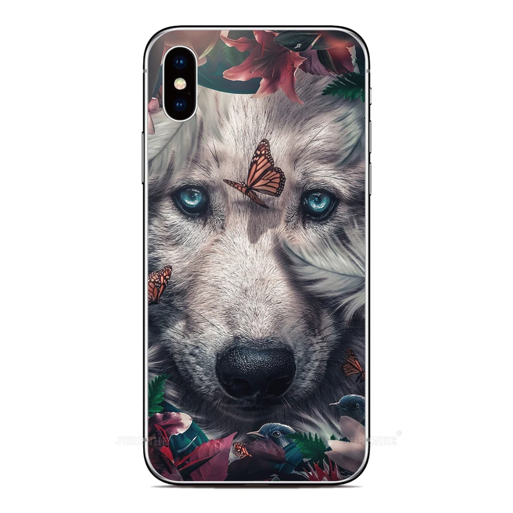 Tiger Wolf Phone Case For WIKO T20 T60 T50 T10 T3 View 4 5 Lite Y50 Y60 Y70 Y80 Y51 Y61 Y81 Y82 Y52 Y62 Power U30 U20 U10 Cover