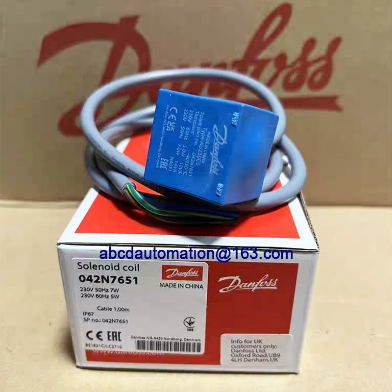 ملف صمام الملف اللولبي دانفوس الأصلي 032B5021 042N7604 042N7651