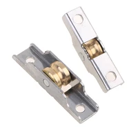 Stainless Steel Window Pulley Glass Sliding Door Roller Runner Display Cabinet Mute Wheel Track Pulley Furniture 7mm 10mm 12mm 5