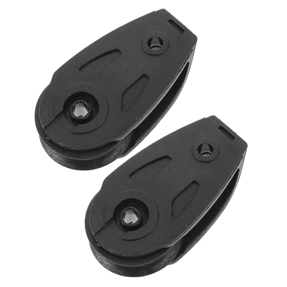 2Pcs Single Swivel Pulley High Strength Nylon Sailboat Kayak Rotary Bearing Water Line Accessory Easy Use Lifting System