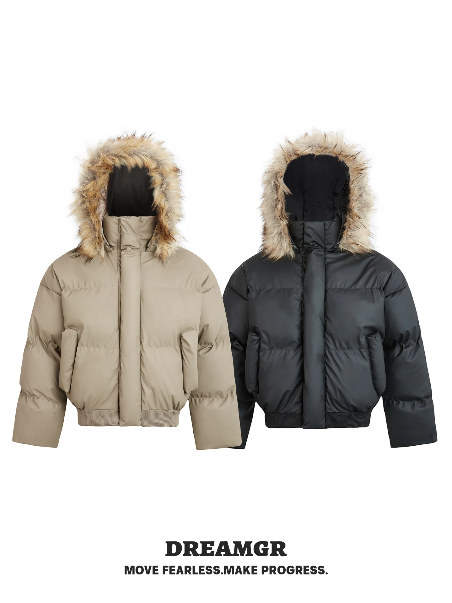 قبعة قابلة للفصل ort بو الجلود القطن Jaet للرجال والنساء الدفء و Sle الاتجاه الشباب معطف الشتاء ثينيد #5