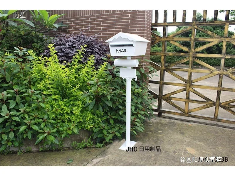 YX  all-aluminum upright mailbox - mailbox, letter box, newspaper box - ideal for villa garden decoration and storefront display
