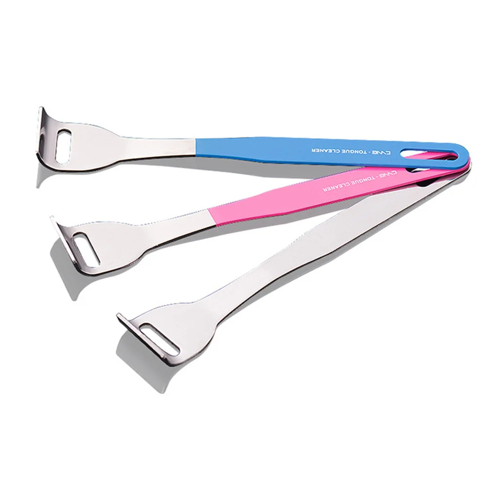 

Anti-Rust Stainless Steel Tongue Scraper 430 Original Style Professional Tongue Coating Removal Tool Oral Care Daily Use
