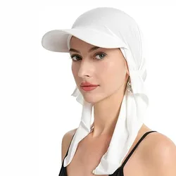 Baseball Caps Turban Shawl Design Women Muslim Low Profile Fitted Hat Summer Soft Breathable Fashion Headscarf Hijabs