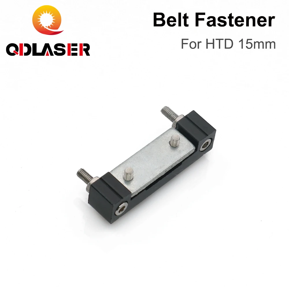 QDLASER E-series Belt Fastener For Width 25mm Open-Ended Timing Belt Transmission For X/Y Axis Hardware Tools Machine Parts