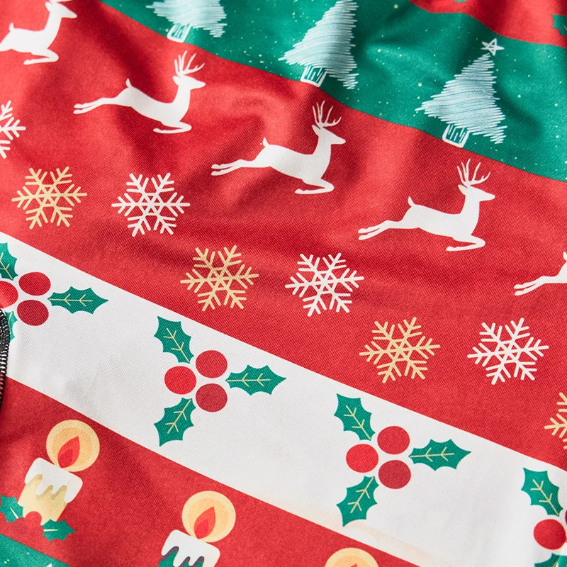 Christmas Print Underwear Breathable Mens Gingerbread Man Fashionable Casual Sports Boxers Four Corner Shorts Christmas Gifts