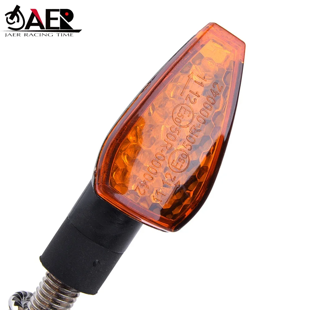 Hot Sale 2X Universal Motorcycle LED Turn Signal Indicators Light Amber Blinker Light 14 led 12V 2W Short Motorbike Lamp