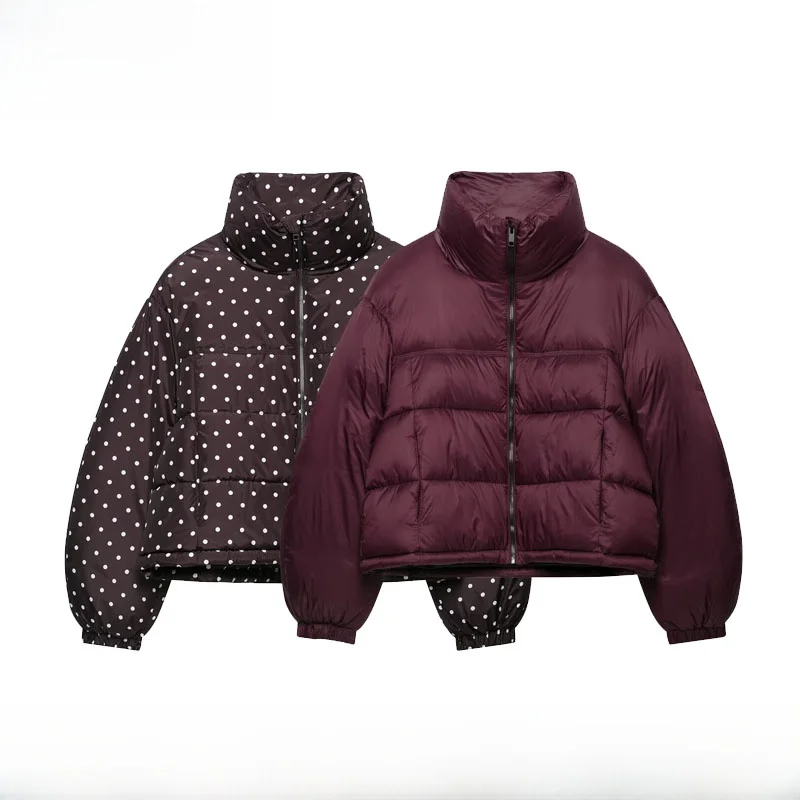 Early Autumn New Arrival Women's Fashion Casual Cotton Jacket Versatile Stylish Polyester Fiber Short Coat with Zipper