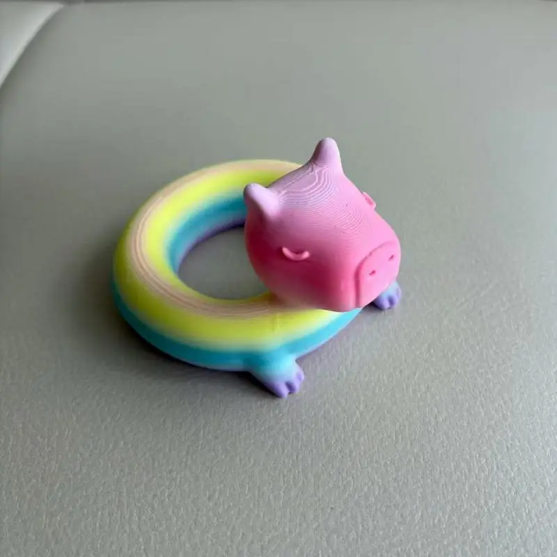 Accesorios para Labubu, colgante con estampado 3d, ropa para niños, bonito conjunto de anillos de natación, regalo de decoración de juego de moda Labubu