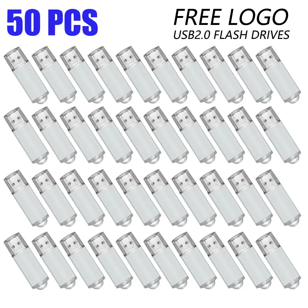 Wholesale Pen Drive 128MB 1GB 2GB 4GB USB Flash Drive 50Pcs 8GB 16GB cle usb 32GB USB Sticks 64GB 128GB U Disk Free Laser Logo