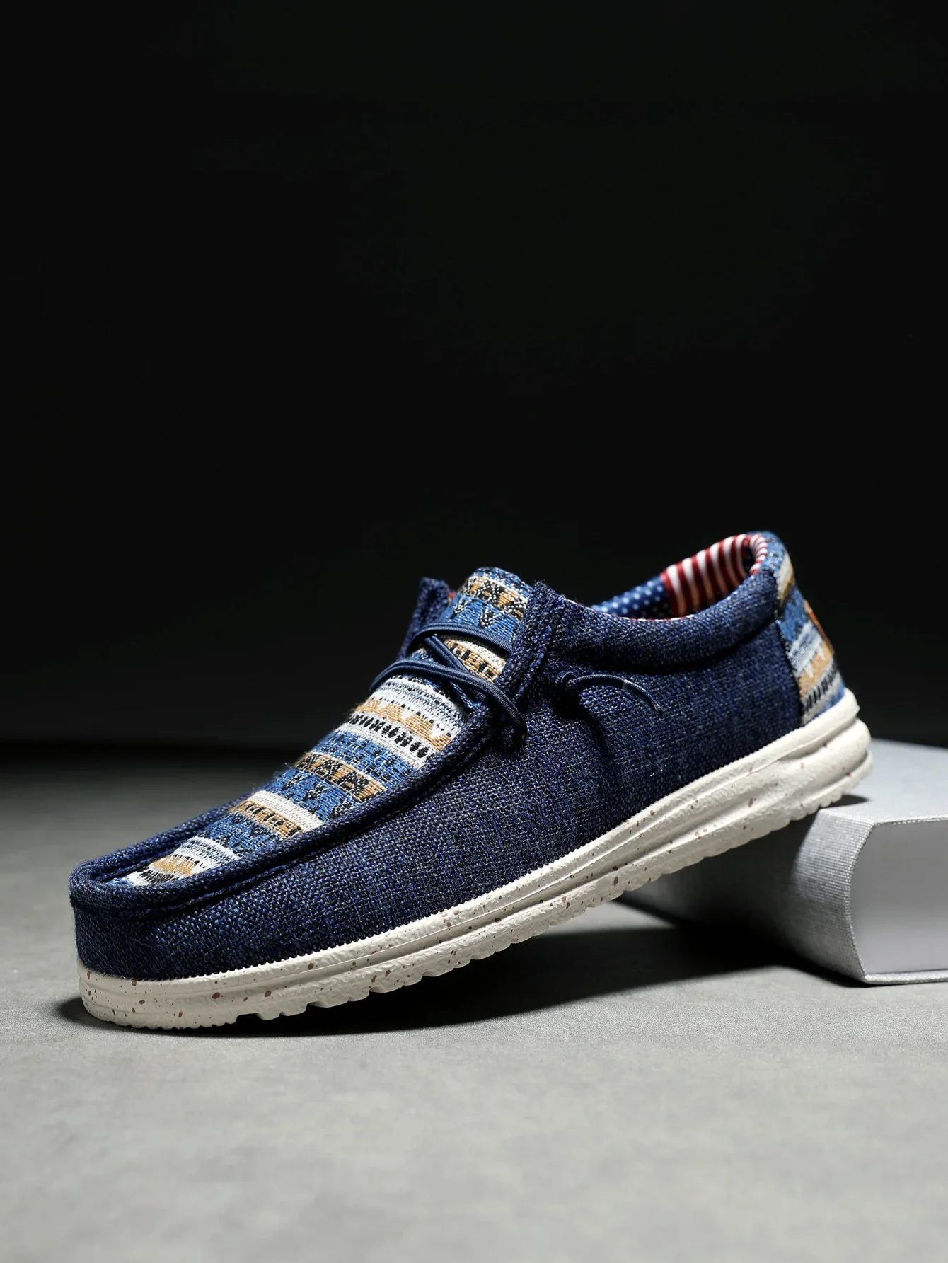 Herren-Freizeitschuhe, rutschfestes Design, Originalmarke, Canvas-Schuhe, Slipper, Unisex, strapazierfähig, modische Slip-on-Schuhe, hohe Qualität. – Detail 2