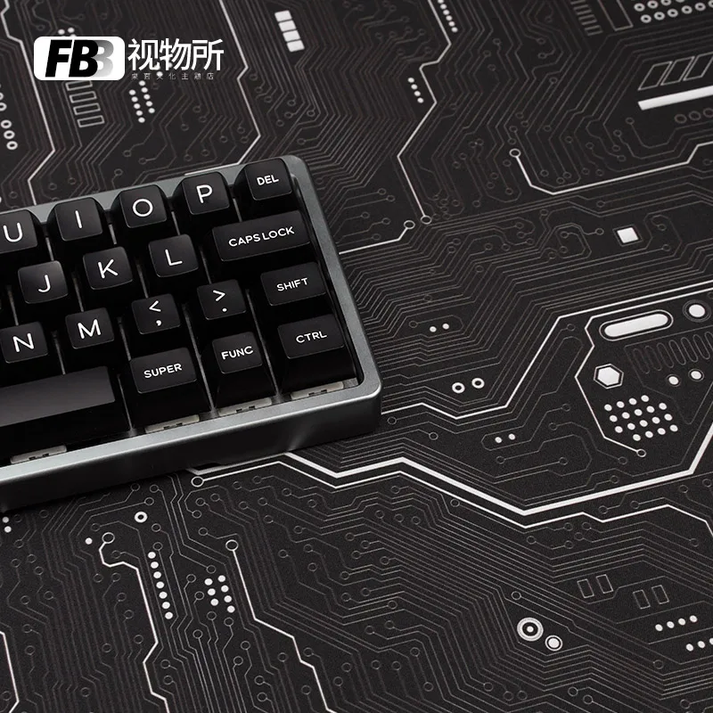 FBB Mousepad Large Size Electric Circuit Pattern Game Mouse Mat Gaming Mousepad Speed Keyboard Pads Table Carpet Gamer Deskmat