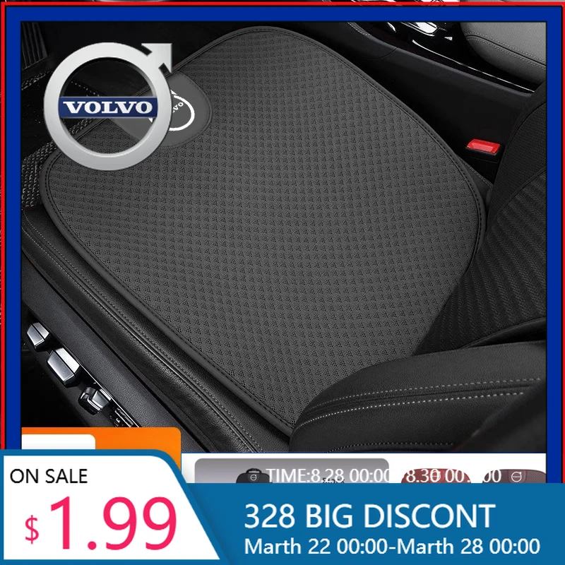 

Styling Mouldings Car Ice Silk Seat Cushion Breathable Seat Cover Auto Interiors For Volvo V60 V40 XC90 S60 C30 XC60 V50 V70 S9