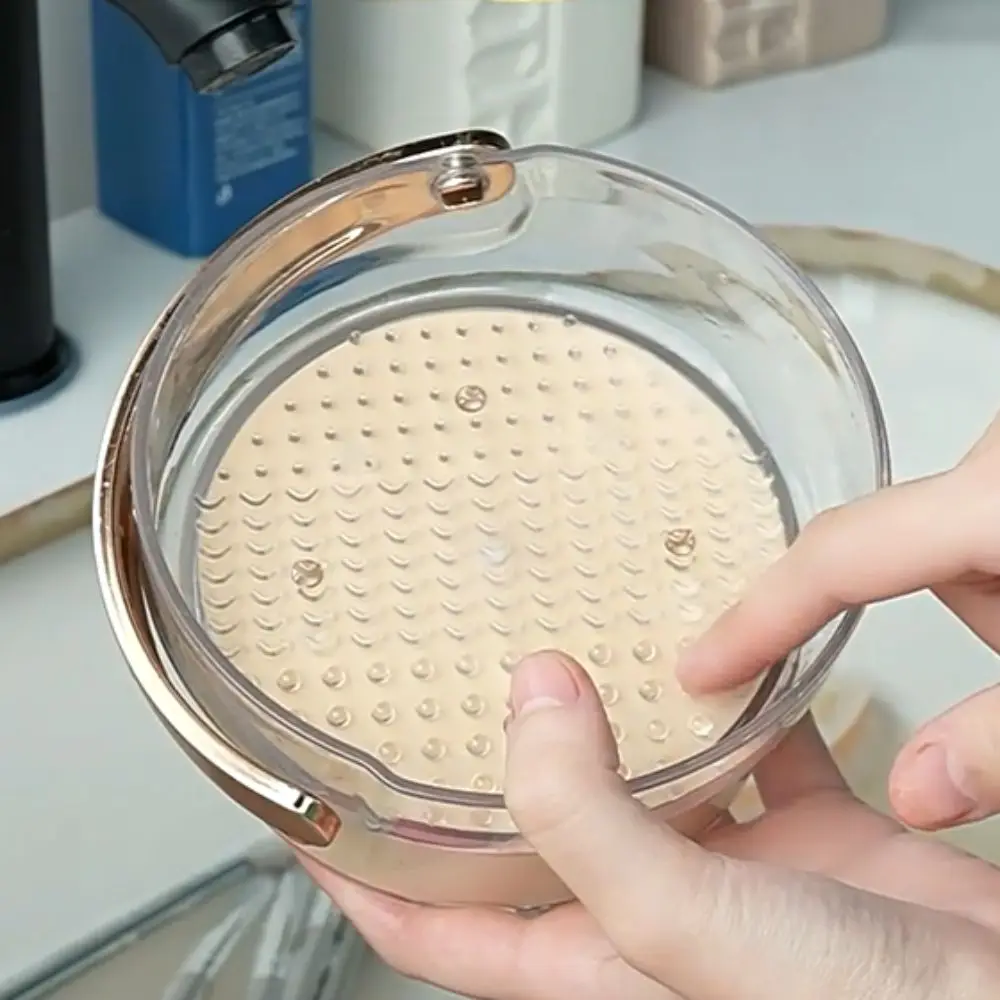 

Ведро для хранения кистей для макияжа 2-в-1, пылезащитный съемный держатель для сушки косметических кистей с крышкой, большая вместимость