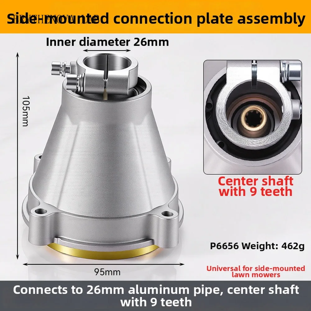 Lawn Mower Output Block 26mm 28mm 9 Teeth for 4-stroke Cutter Brush Connecting Disc Garden Power Tool Accessories