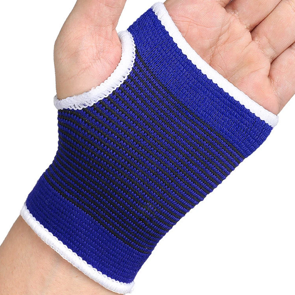 2 Pcs Wrist Support Hand Brace Gym Wrist Palm Protector Carpal Tunnel Tendonitis Pain Relief Sports Safety Muscle Protect Unisex