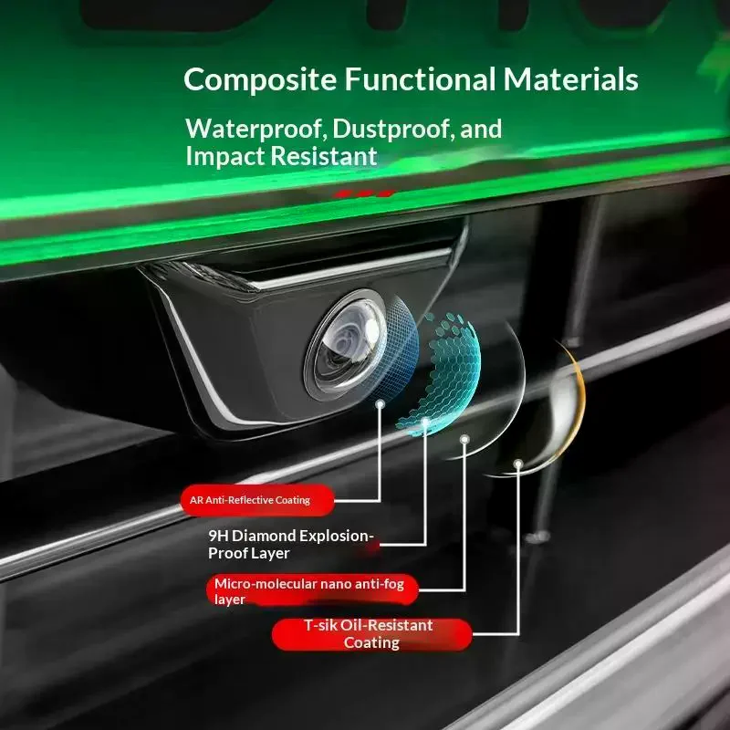 Universal Car Camera Lens Protector 2PCS Rear View Backup Camera Cover 360° Camera Protection Anti  Waterproof
