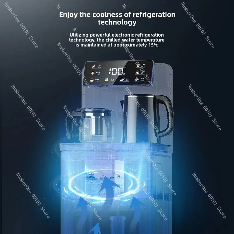 Multi-Functional Tea Dispenser, Office and Household Use, Smart Colorful Large Screen, Vertical and Under-Mounted Drinking Water