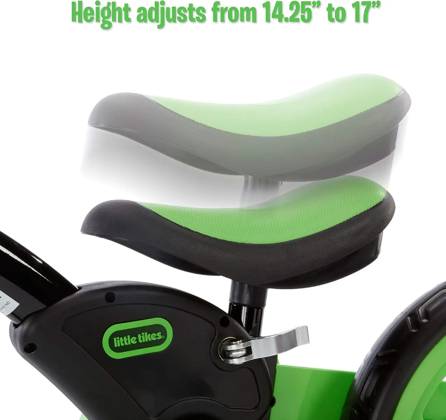 La mia prima bici da allenamento Balance-to-Pedal per bambini in verde, età 2-5 anni, 12 pollici, 649615C