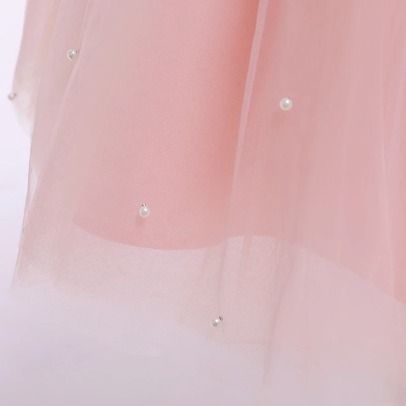 2-10 Years Girls Princess Dress Summer Tulle Big Bow Wedding Dress Piano Performance Costume Host Costume Children\'s Clothing