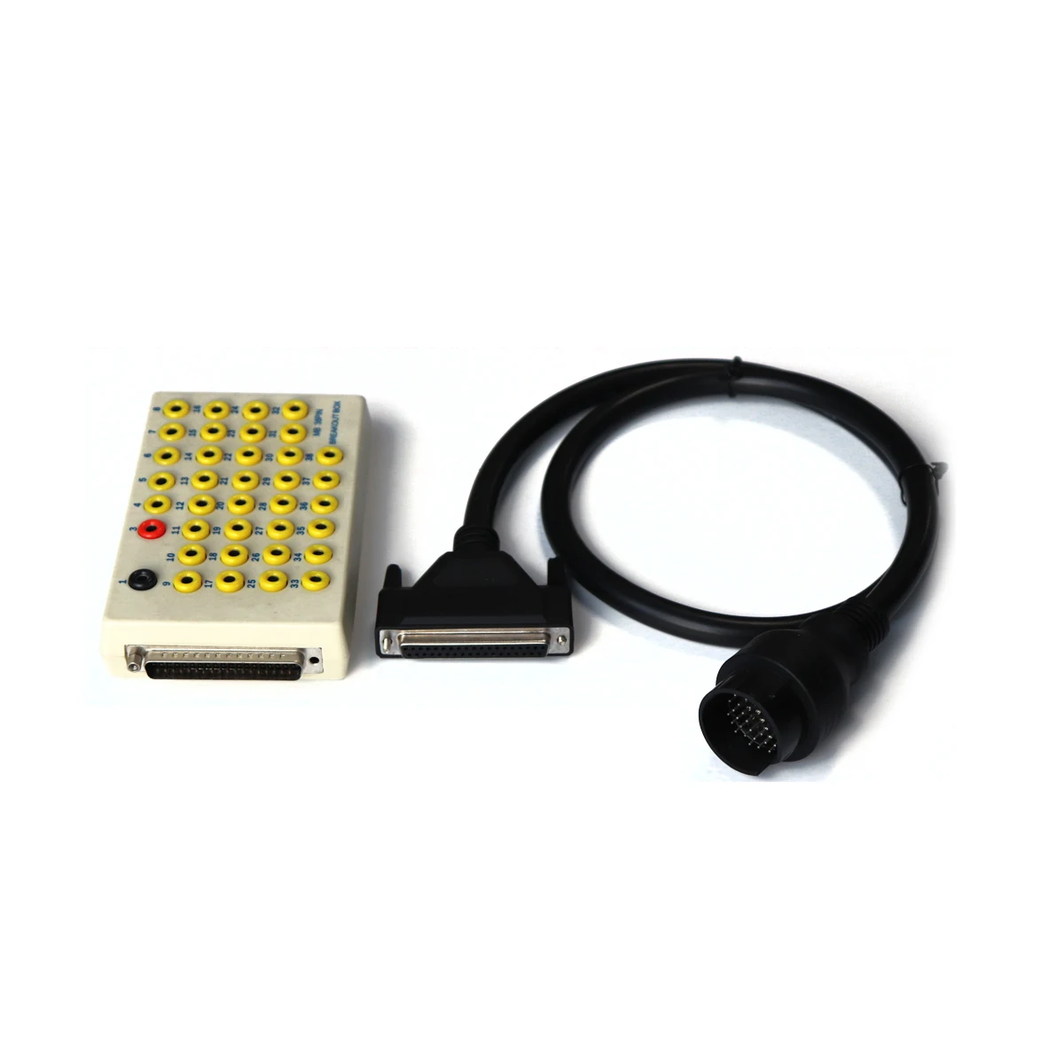 

38-контактный OBD Breakout Box OBD2 тестер линейного сигнала детекторы протокола CAN Data Link диагностический инструмент для автомобиля Benz ﻿