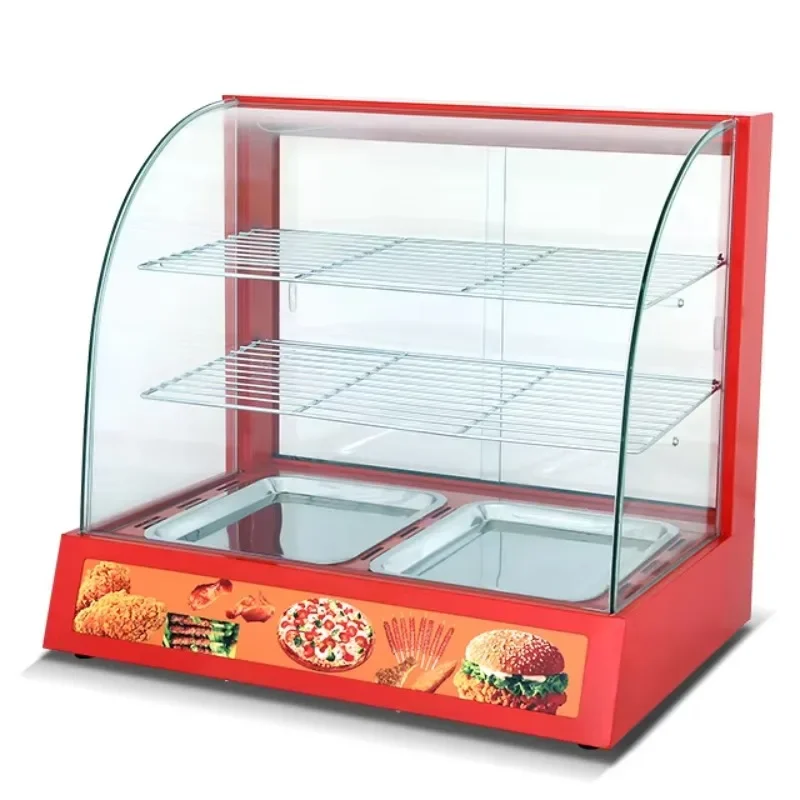 Electric food warmer display showcase for sale electric  display cabinet food insulation display cabinet