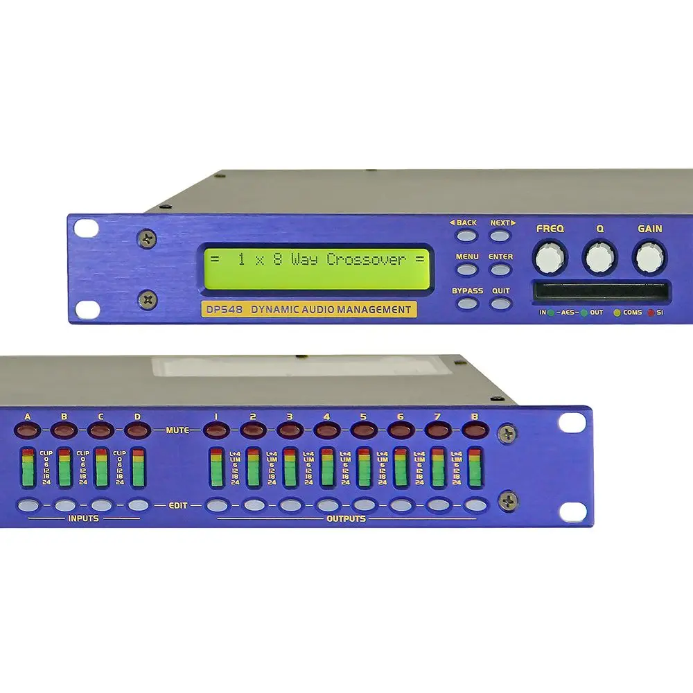 XTA DP548 Multi-effectprocessor Audio Pro Audio Digitale processor Audioprocessor Luidsprekerleveranciers