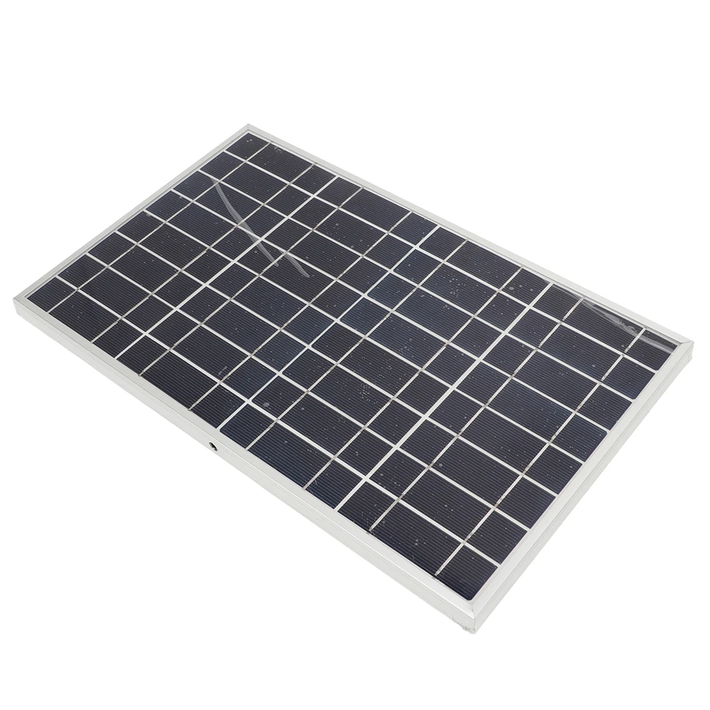60A Solar Regulator Compatible With 12V 24V Systems Paired With Polycrystalline Solar Panel And Panel Clip Hardware view 4