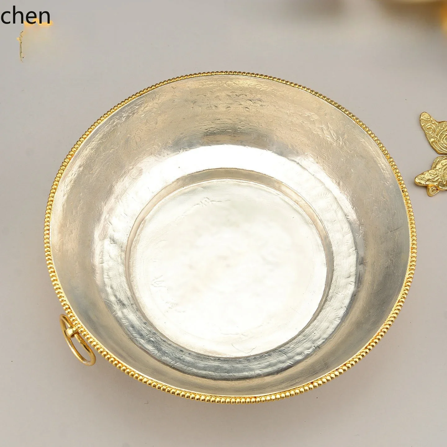 amphibious offering plate  handmade water  bowl seven offering plate water god of wealth water offering cup
