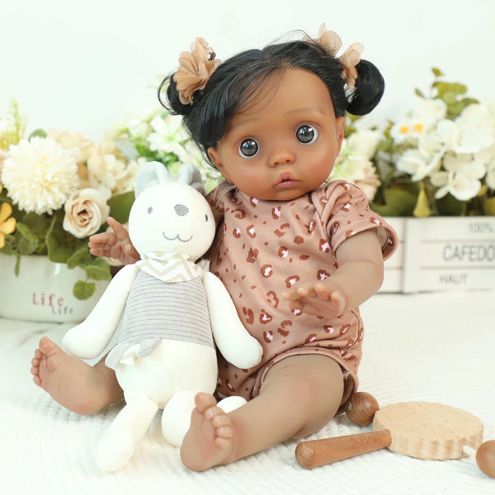 

Куклы Reborn Sunny — 16 дюймов, милые мягкие виниловые реалистичные куклы, подвижные улыбающиеся реальные куклы с полными аксессуарами