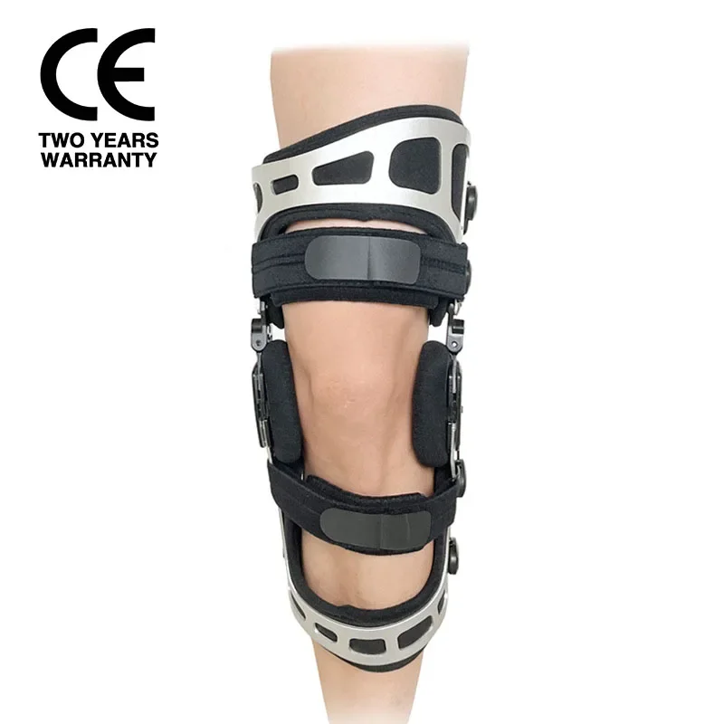 Universal Medical Osteoarthritis Stabilizer Brace Hinge Knee Joint Support For Pain Relief OA Dual Upright Knee Brace