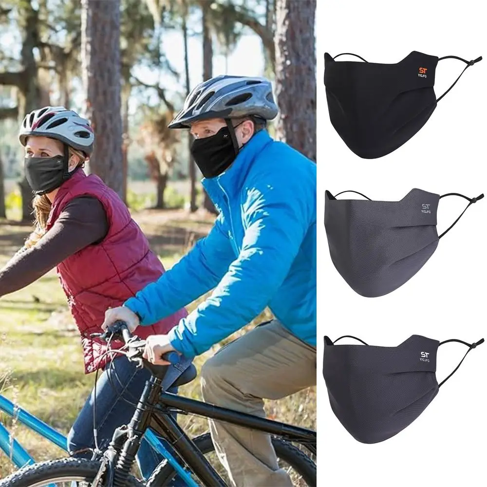 Nueva moda, máscara facial de protección solar lavable, transpirable, reutilizable, protección facial UV, cubierta facial cálida a prueba de viento para correr y montar