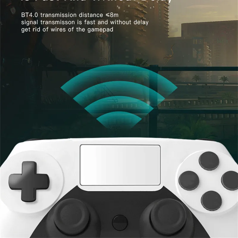 Bộ Điều Khiển Không Dây Chơi Game Bluetooth Cần Điều Khiển Với 6 Trục Cho PS4 Bộ Điều Khiển PS3 Tay Cầm Chơi Game PC Win 7 Rung Động Kép Không trễ