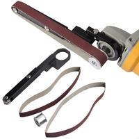 X37E Electric Belt Grinder Air Belt Sander Attachment Sander Sanding Belt Adapter Angle Grinder Modified Sand Belt Machine