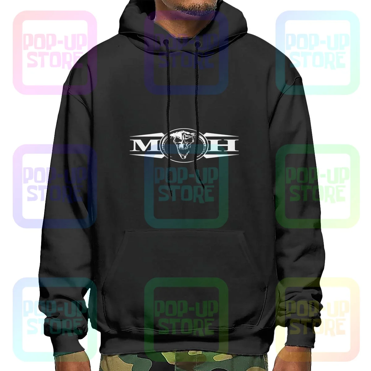 Masters Of Hardcore Logo - M.O.H Skull Hoodie Sweatshirts Hoodies Rare Style Harajuku Best Quality