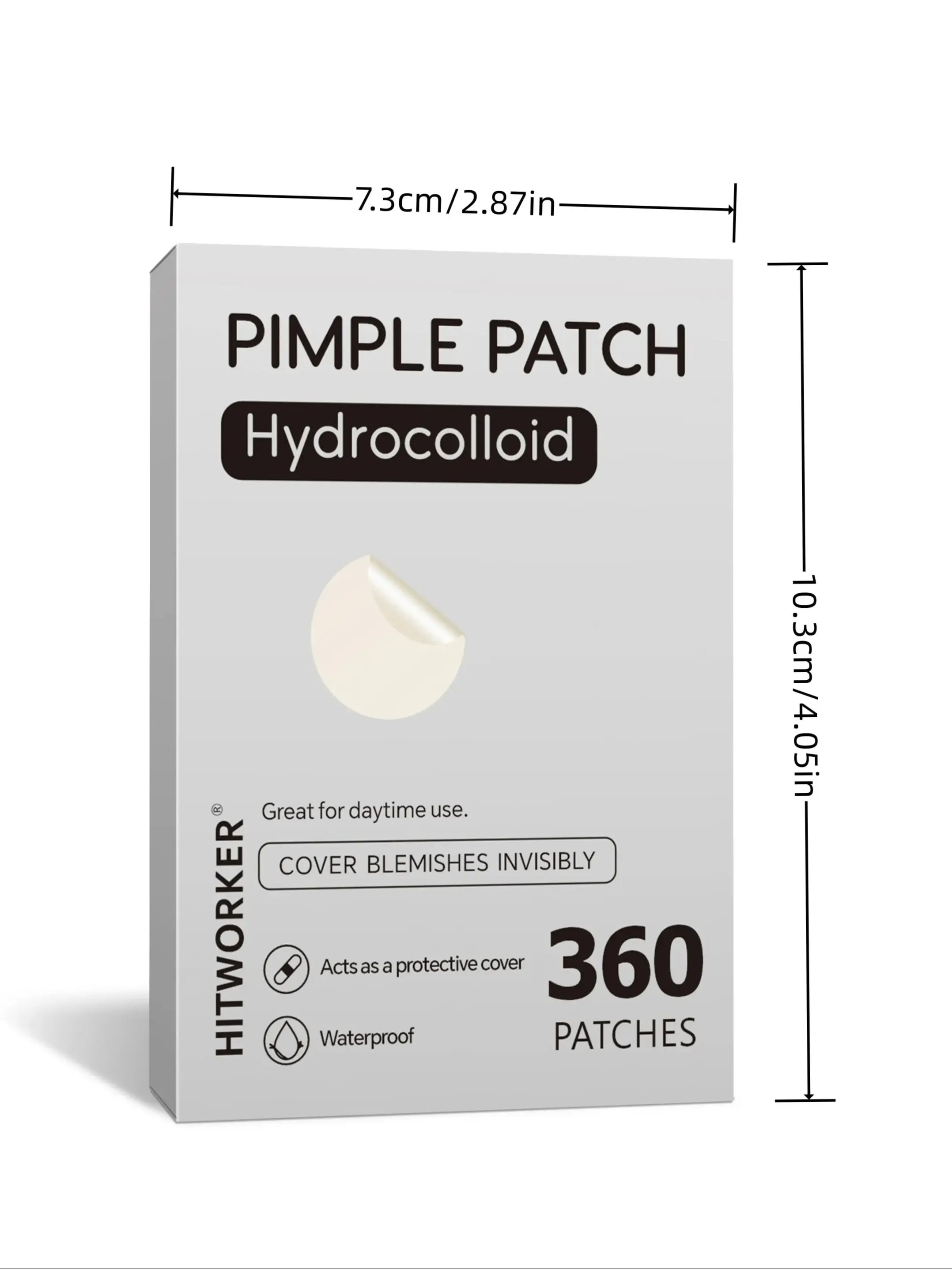 360pcs Gezicht Acne Patch Onzichtbare Huidverzorging Puistje Acne Patches Ontstekingsremmende Genezing Absorberende Spot Sticker Die Acne - afbeelding 2