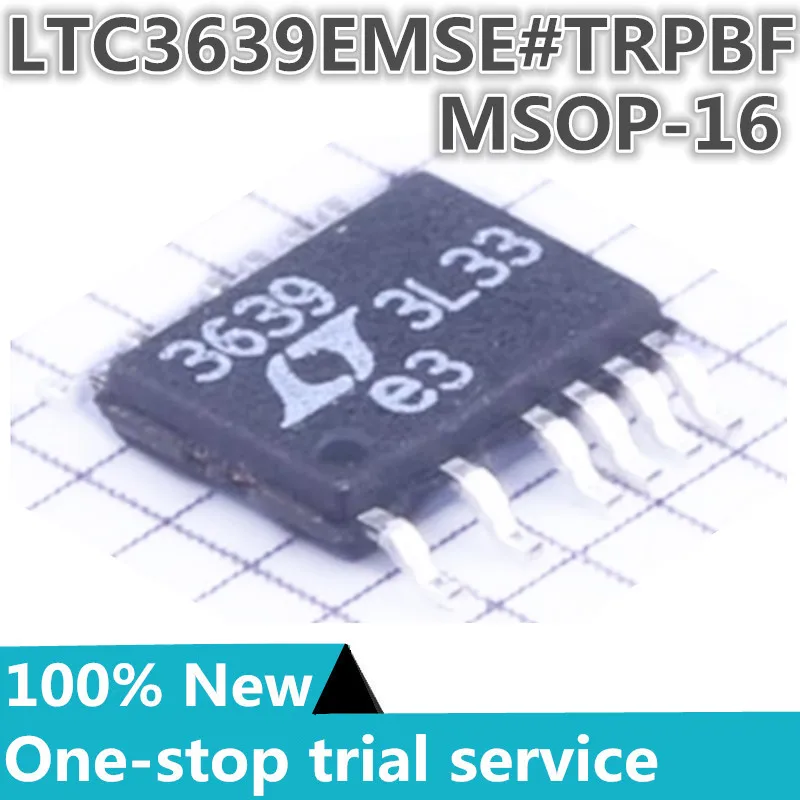 2-100PCS %New original LTC3639EMSE LTC3639EMSE#PBF LTC3639EMSE#TRPBF silk screen 3639 MSOP-16 DC-DC power chip