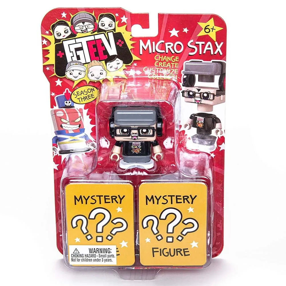 FGTeeV season 2 Micro STAX 3 mini figure Collection and Stacking Doll Toys Children's Gifts