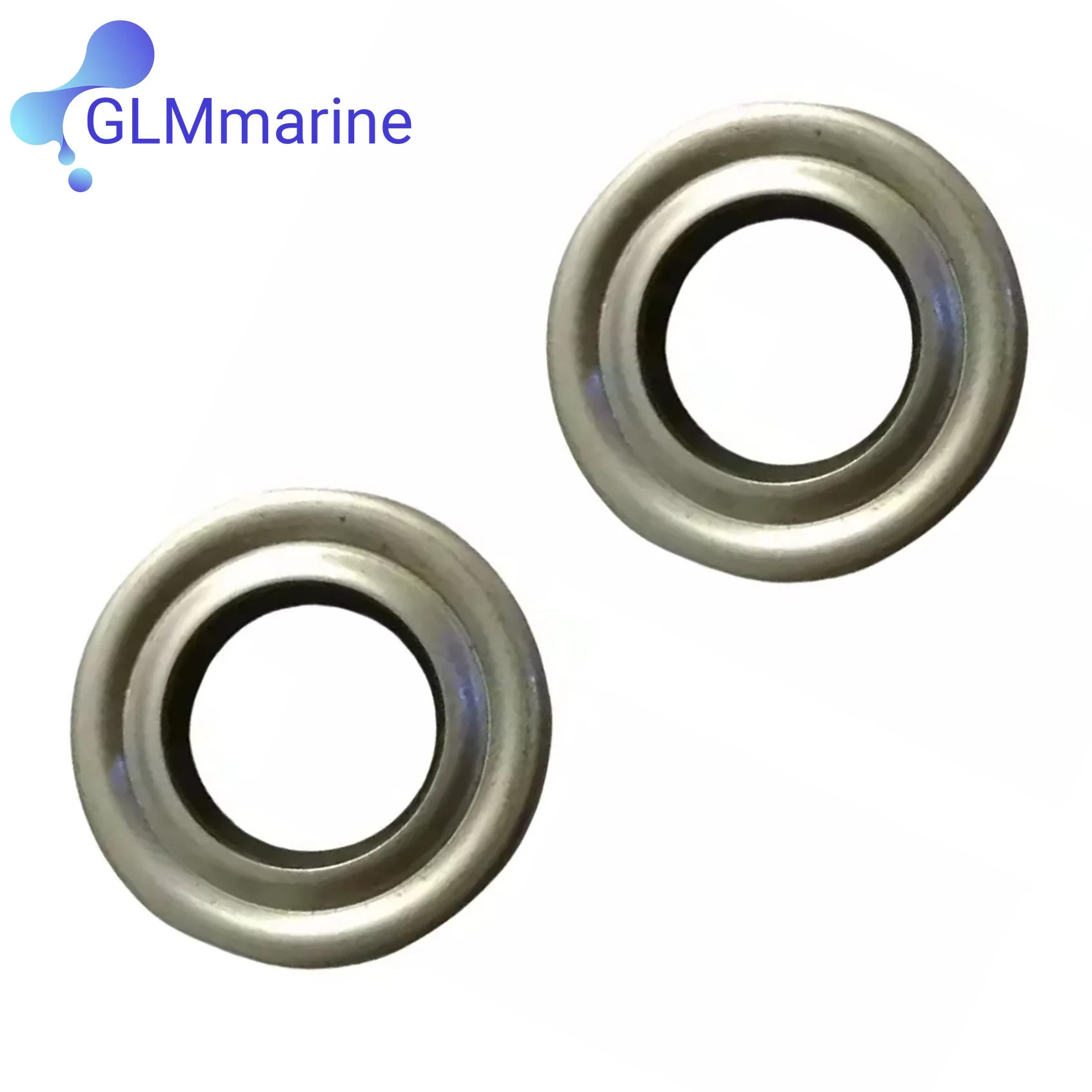 2Pcs Propeller Shaft Seal 0321787 for Johnson Evinrude Outboard 14HP 25HP 28HP 1981-1996 Engine 777566 Replacement 86190 18-2031