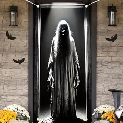 [Trend] Ghost Door Banner Multi-functional indoor/outdoor decorations for Halloween parties and events can be reused