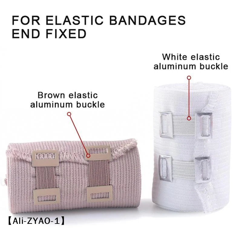 【O】100Pcs/set Bandage Clips Wrap Elastic Metal Clip Stretch Bandages Clasps Fastener Replacement Fasteners Clamps Hooks Support